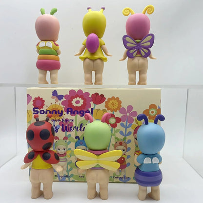 ソニーエンジェル ブラインドボックス ミニフィギュア バグズワールド限定シリーズ アニメフィギュア かわいい人形 子供用 クリスマス 誕生日 ギフト 6個