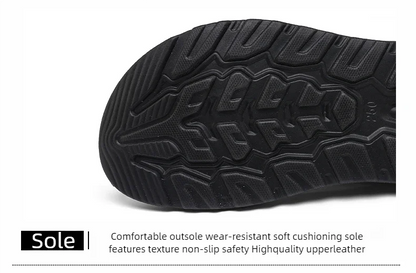 Sandals men with soft soles breathable waterproof anti slip wear-resistant suitable both summer casual wear breathable men shoes