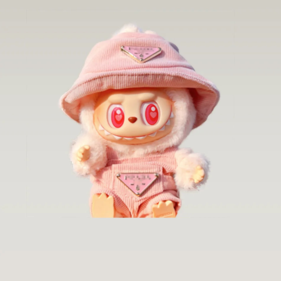 17cm ミニぬいぐるみ服 韓国Kpop Exo Labubu I II アイドルドール用 パーティー用座りパンツ 衣装アクセサリー ギフト