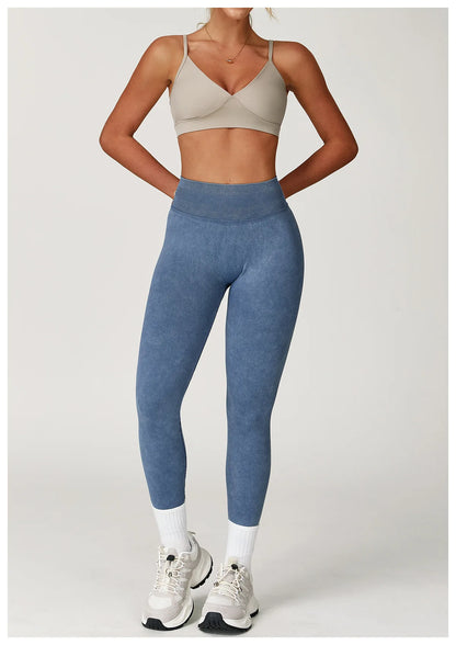 Female Seamless High Waist Gym Running Lounge Pants Yoga Pants Sports Leggings Women's Gym Leggings Butt Liftting Workout Tights