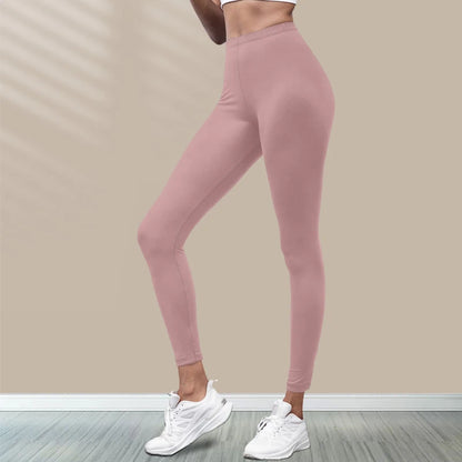 Women's Super Soft Leggings High Elasticity No See Through Workout Yoga Running Athletic Push Up Gym Long Fitness Leggings
