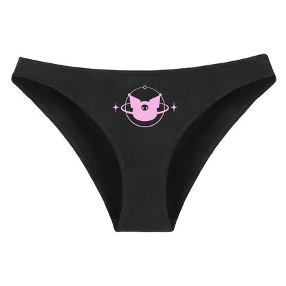Hello Kitty Pure Cotton Triangle Pants Child Kawaii Pattern Underpants Kuromi Black White Daily Clothes Shorts Birthday Gift