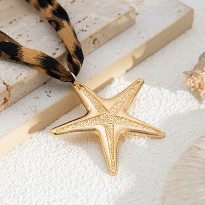 Ingemark 7 Styles Ethnic Multilayer Velvet Chain Necklace Women 2025 New Fashion Metal Conch Starfish Heart Pendant Neck Jewelry
