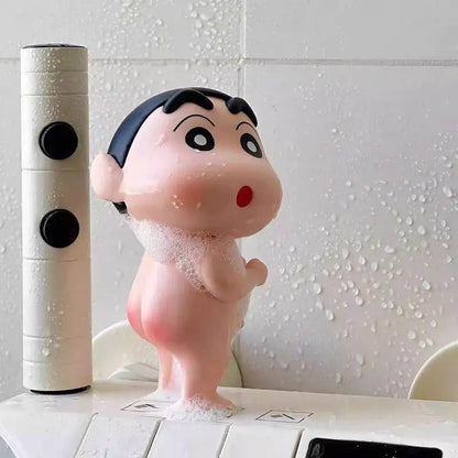Take Bath Zaemon クレヨンしんちゃん おしり丸出し 目を開けて スマホスタンド デスクトップフィギュア オーナメント ギフト ドール 車用飾り