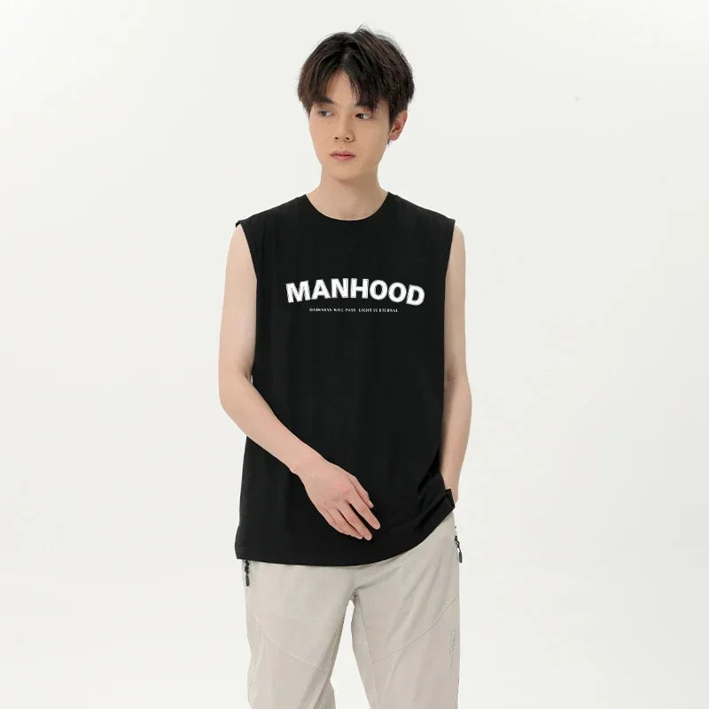 プラスサイズ L-9XL メンズ タンクトップ ラウンドネック ベスト 夏 ビッグサイズ 50KG-175KG カジュアル ルーズフィット 万能 ティーンボーイ ノースリーブTシャツ