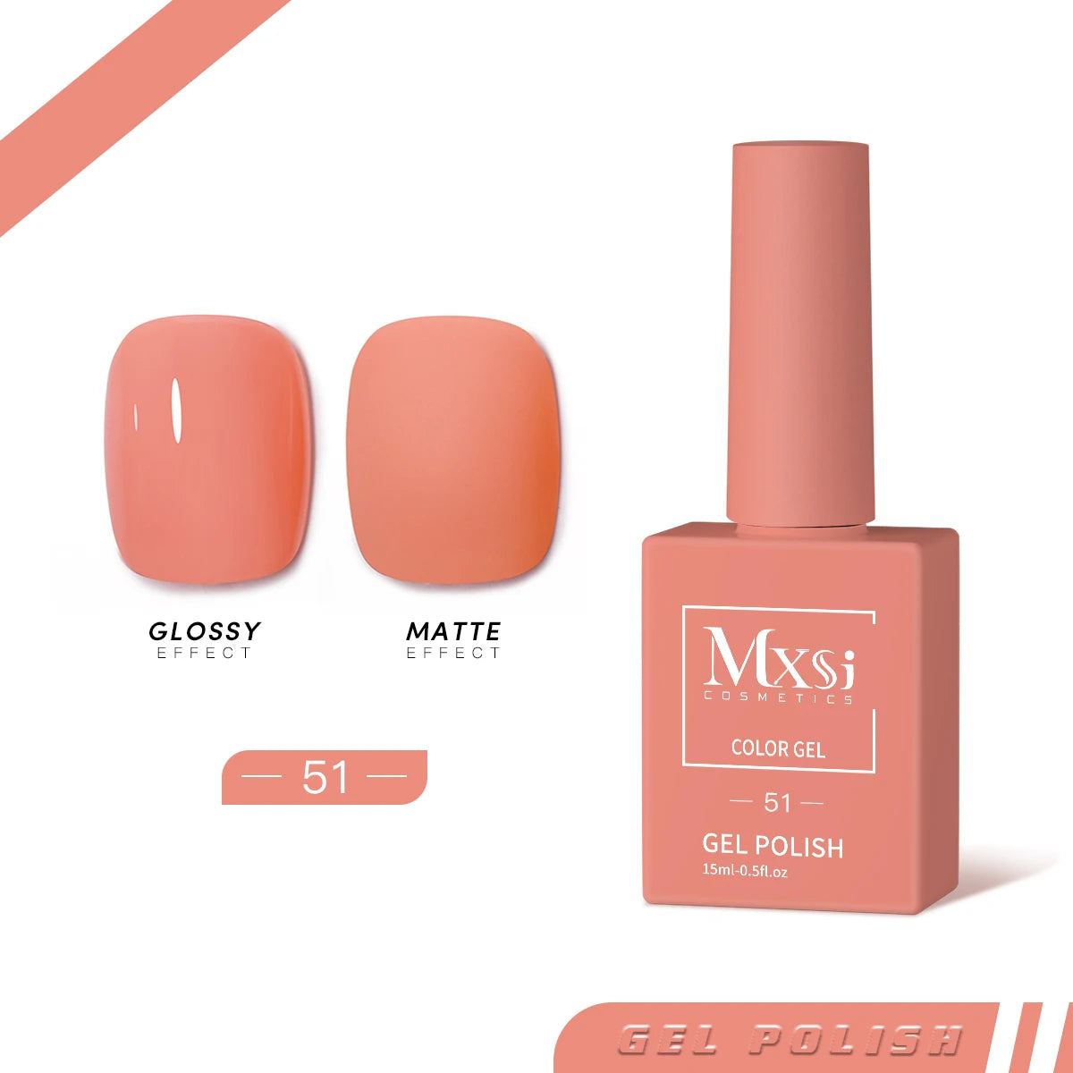 Mxsi 15ml ジェルネイルポリッシュ ネオンブラウン ロイヤルブルー レッドグリーン パスタルヌード ネイルアートワニス ジェルラッカー トップコート UVジェルネイル 未セット