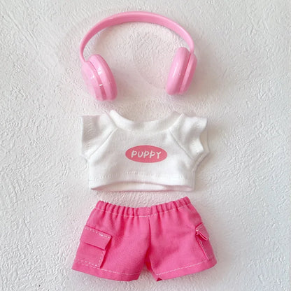 【No doll】17cmラブブ用かわいいデコレーション小さな服 v1/v2/v3 ベビー服 クールセーター ラブブアクセサリーとして着せられるドール用