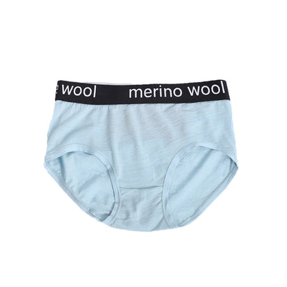 Women's 100% Merino Wool Bikini Brief Merino Underwear Lightweight Briefs Women Sports Active Panties Soft Breathable Anti-Odor