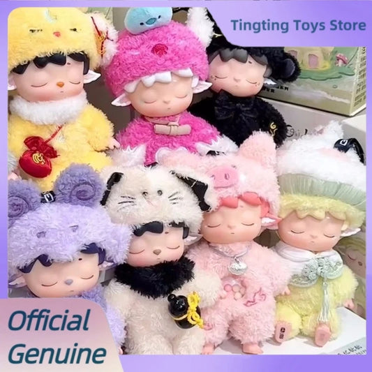 Heyone Mimi Wushi Xiaoyaoguai Series Mimi V2 Vinyl Blind Box Cute Doll Action Figure  Bag Pendant Decor Gift Mystery Box Toys