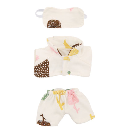 labubu 17cmぬいぐるみ用ドールベッド家具 衣装アクセサリー 女の子のおもちゃ 誕生日・クリスマスギフト