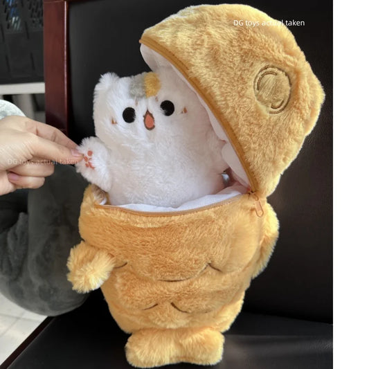 1個 40/60/80cm 日本製 たい焼き 猫 ぬいぐるみ アニメフィギュア クッションバッグに隠れた猫 フェリーバニー ニンジン 動物 ぬいぐるみ クッション クッション