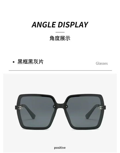 Polarized Sunglasses for Women, Fashionable Square Sunglasses, Driver's Goggles, Face Enhancing Small Glasses