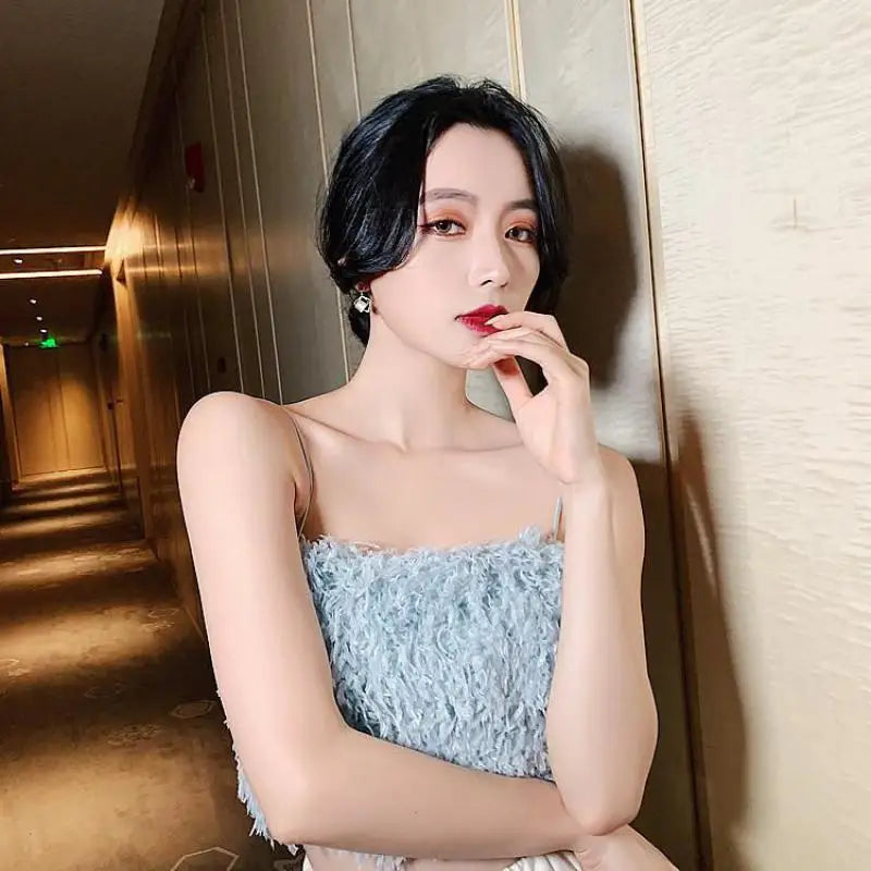 925 Silver Needle Korean Fashion Rhombus Drop Earrings For Women Jewelry 2025 Trending Luxury Crystal Cat's Eye Stone Earrings
