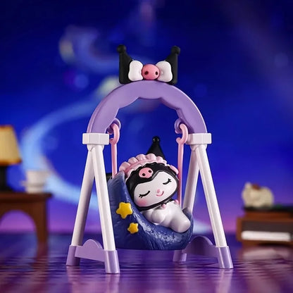 2025 HOT New sanrio kuromi dreamer swing series toys figure kawaii anime kuromi doll table decoration cartoon girl toy gift