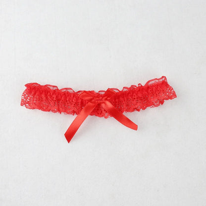 Women Sexy Bow Lace Choker Necklaces Torques Collar Floral Bowknot Wedding Party Cosplay Lolita Fashion Girls Elastic Neck Ring