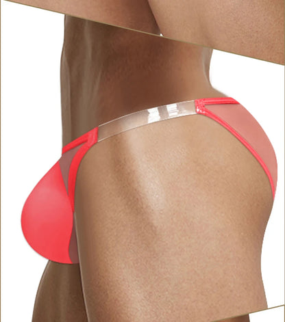 Transparent U Pouch Man Briefs Bikini Lingerie Sexy Low Waist Mens Soft Underwear Breathable Quick dry Male Triangle Underpants