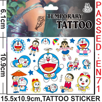 Sanrio series Tattoo Stickers Waterproof Cute Sticker Anime Birthday Party Supplies Decoration For Kids Women Men Gift