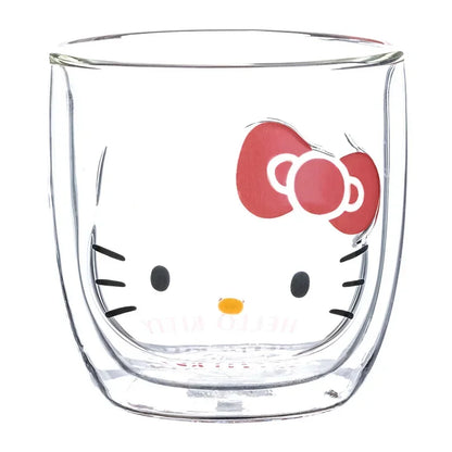 Sanrio Hello Kitty Cute Glass Cup Transparent Coffee Milk Water Cups Cinnamoroll Kuromi My Melody 300ml Student Milk Heat Gift