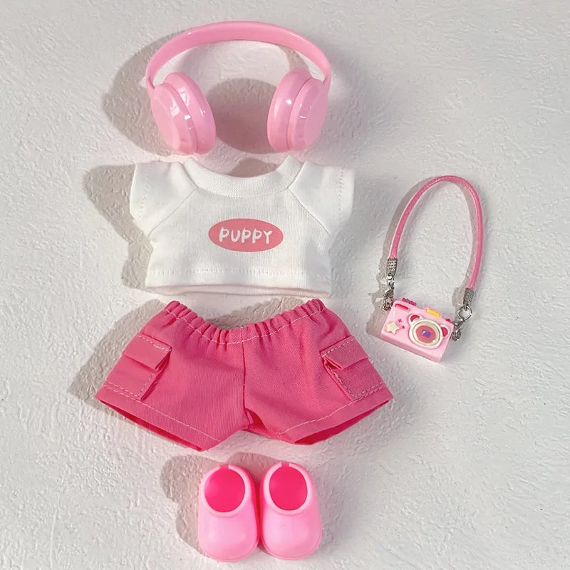 【No doll】17cmラブブ用かわいいデコレーション小さな服 v1/v2/v3 ベビー服 クールセーター ラブブアクセサリーとして着せられるドール用