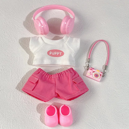 【No doll】17cmラブブ用かわいいデコレーション小さな服 v1/v2/v3 ベビー服 クールセーター ラブブアクセサリーとして着せられるドール用