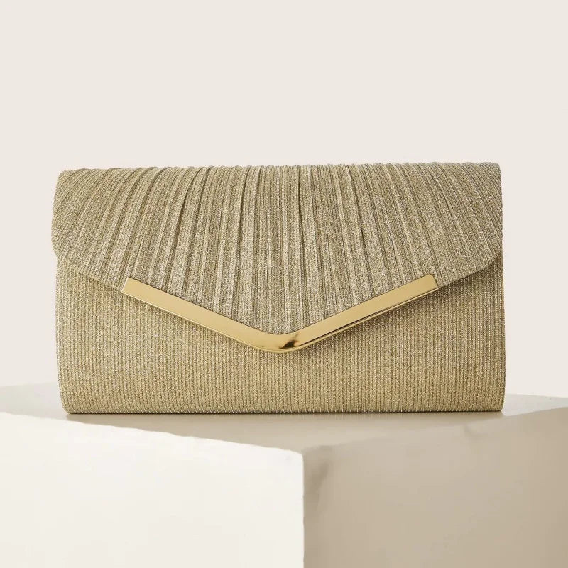 Fashion Elegant Clutch Bag New 2025 Hot Selling Chain Dinner Bag Bride Bridesmaid Lady Handbag Factory Outlet