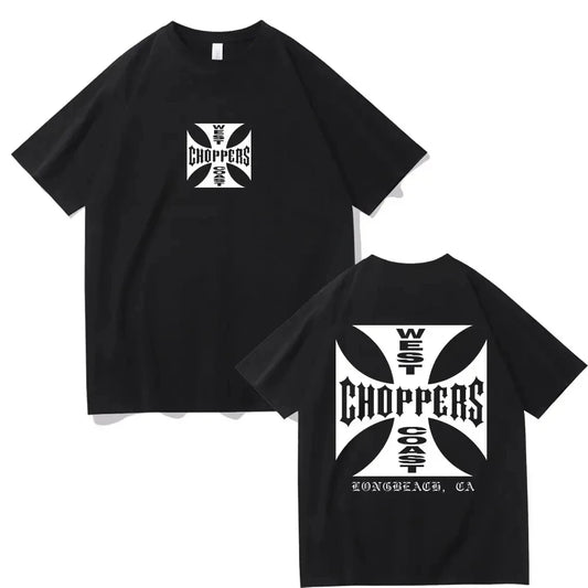 Summer Fashion T Shirt Women Men West Coast Choppers Print T-Shirt Casual Short Sleeve O-Neck Tshirt Vintage Clothing Tee