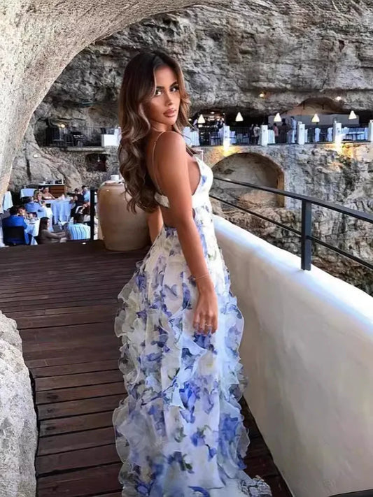 Long dresses Elegant Off Shoulder Evening Dress 2025 Princess Sleeve Chiffon Gown for Women Party Prom Formal Wear Long A-Line