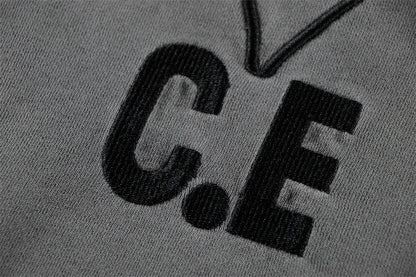 Batik Embroidery Black CAV EMPT Hoodies High Quality CE Retro Pullover Couple Cavempt Hoodie Sweatshirts for Men Women Hooded