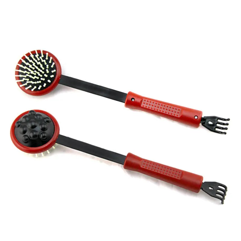 Tcare Body Massage Double Sided Relief Body Scalable Massage Hammer Massaging Tool Neck Itch Scratcher Telescopic Back Scratcher