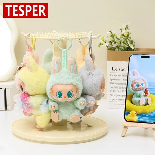 POP MART 360 ° Rotary Storage Box LABUBU Vinyl Blind Box Macaron Figure Box