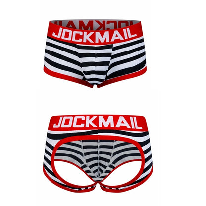 Men's Panties Jockstraps Men Underwear Gay Thong Man Boxer Shorts Underpants Slip Sexy Cotton Pouch Cuecas Gay Thongs G String