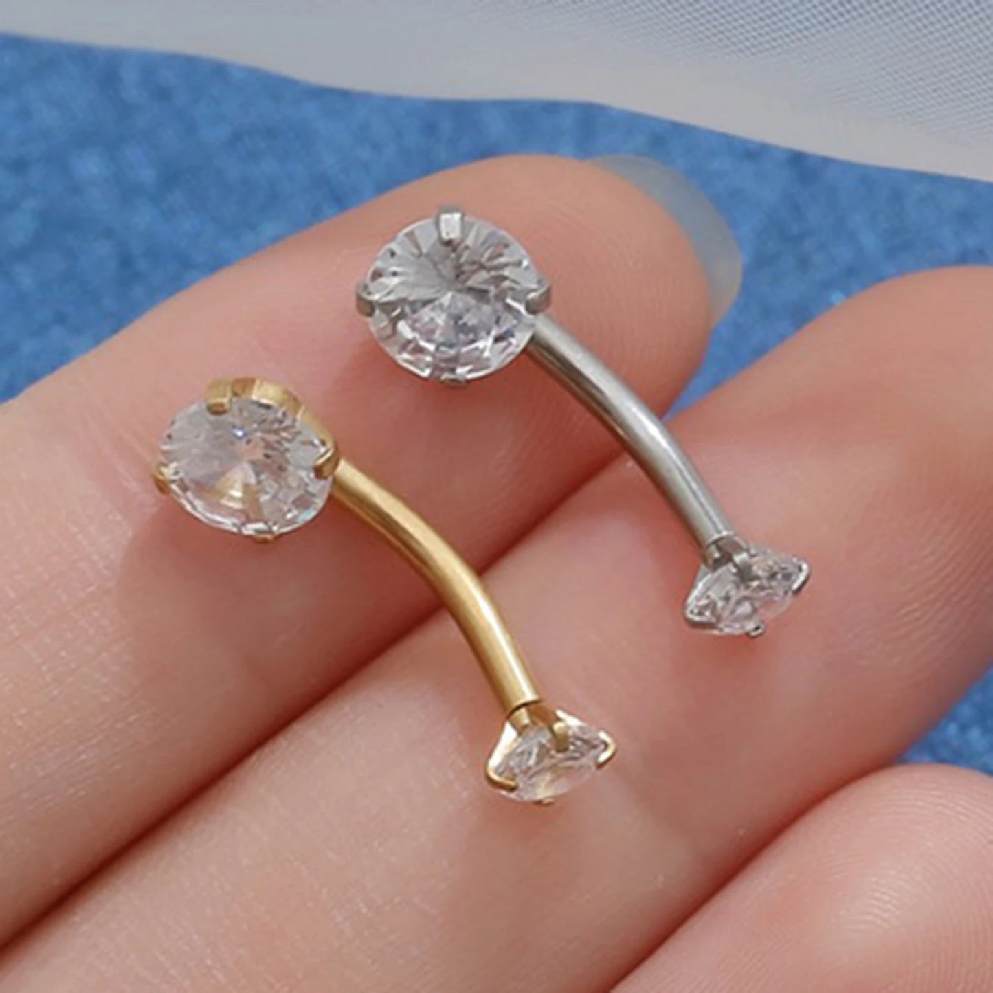 1PC 316L Surgical Steel Belly Button Rings Crystal Piercing Navel Piercing Earring Belly Piercing Sexy Body Jewelry Ombligo