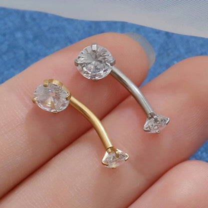 1PC 316L Surgical Steel Belly Button Rings Crystal Piercing Navel Piercing Earring Belly Piercing Sexy Body Jewelry Ombligo