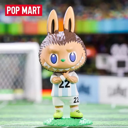 POP MART LABUBU ASOCIACION DEL FUTBOL ARGENTINO Series Blind Box Mystery Box Guess Bag Toys Doll Cute Anime Figure Desktop
