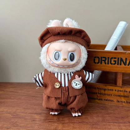 Labubu V2 V1用かわいいドール服セット パーティードレス 小悪魔コスチューム ギフトアクセサリー