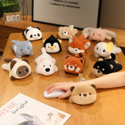 Animals Plush Toys Cute Frog/Duck/Cow/Horse Dolls Soft Birthday Gift For Girls And Children Accompany Appease Stuffed Dolls