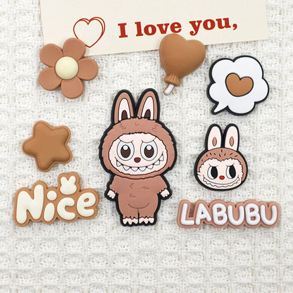 New Cartoon Ugly Monster Jibbitz Shoes Charms PVC Shoe Accessories For Clogs Sandals Decoration Waterproof For Party Gifts