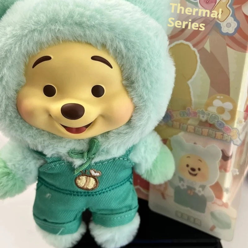 New Disney Winnie The Pooh Candy Series Blind Box Cute Vinyl  Doll Face Pendant Pupu Bear Doll Fashion Trend Toy Kids Gifts