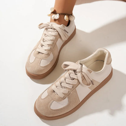 Women Sneakers 2024 Spring Autumn New Fashion Training Comfortable Breathable Sneakers Women Casual Lace Up Flat Shoes for Women