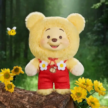 New Disney Winnie The Pooh Candy Series Blind Box Cute Vinyl  Doll Face Pendant Pupu Bear Doll Fashion Trend Toy Kids Gifts