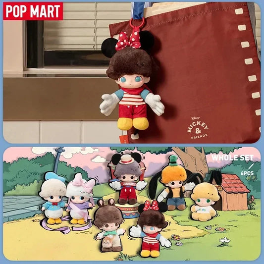 POP MART DIMOO WORLD x DISNEY Series-Vinyl Plush Keychain Blind Box Toys Kawaii Anime Action Figure Caixa Caja Surprise Mystery