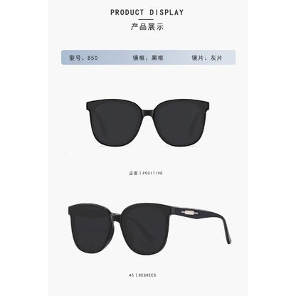 New sunglasses for women with a high-end feel, big face and slimming effect. Sunscreen, UV protection, polarized driving glasses