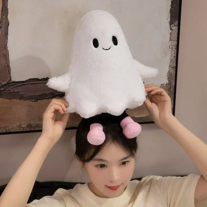 Latest Halloween Ghost Pumpkin Doll Stuffed Plush Toy Handmade Doll Cartoon Anime Cute Birthday Gift for Friends Fun Doll