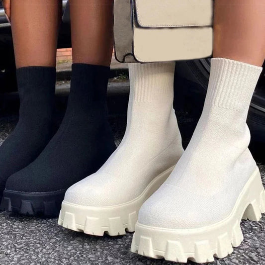 レディーススニーカー、ファッションプラットフォームスニーカー、レディーススポーツシューズ、ヒール付き、カジュアル、Zapatillas Mujer、ホワイトシューズ、女性用フットウェア