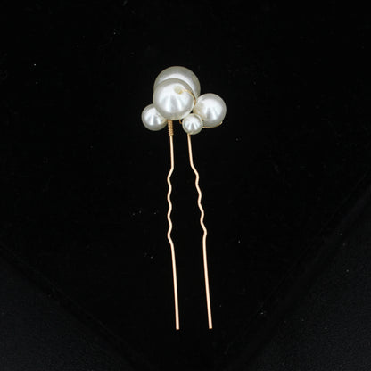 Bridal Wedding Hair Accessories Rhinestone Hair Pins Forks for Women Pearl Hairpins Bride Headpiece Party Jewelry Gift Dropship