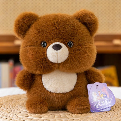 Kawaii 16cm Plush Companion Doll Plush Capybara Stuffed Animal Pillow Elephant Bear Animal Plush Toy Sleeping Gift