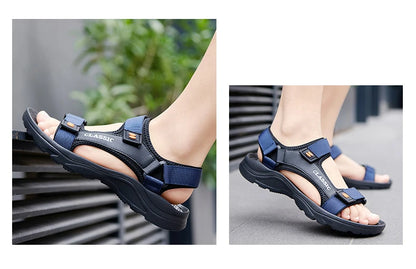 Men Sandals Summer Leisure Beach Holiday Sandals Men Shoes 2023 New Outdoor Sneakers Male Retro Comfortable Casual Sandals Men
