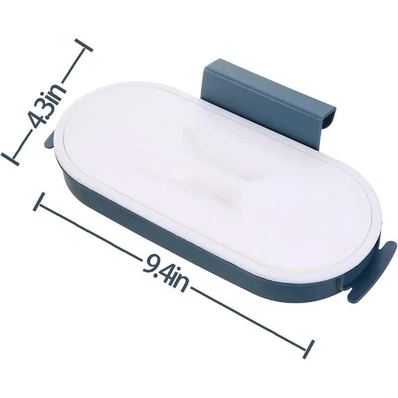 Garbage Hanging Bag Kitchen Trash Storage Rack Bag Hook Scouring Pad Dry Shelf Holder Kitchen Organizer Dish Rack