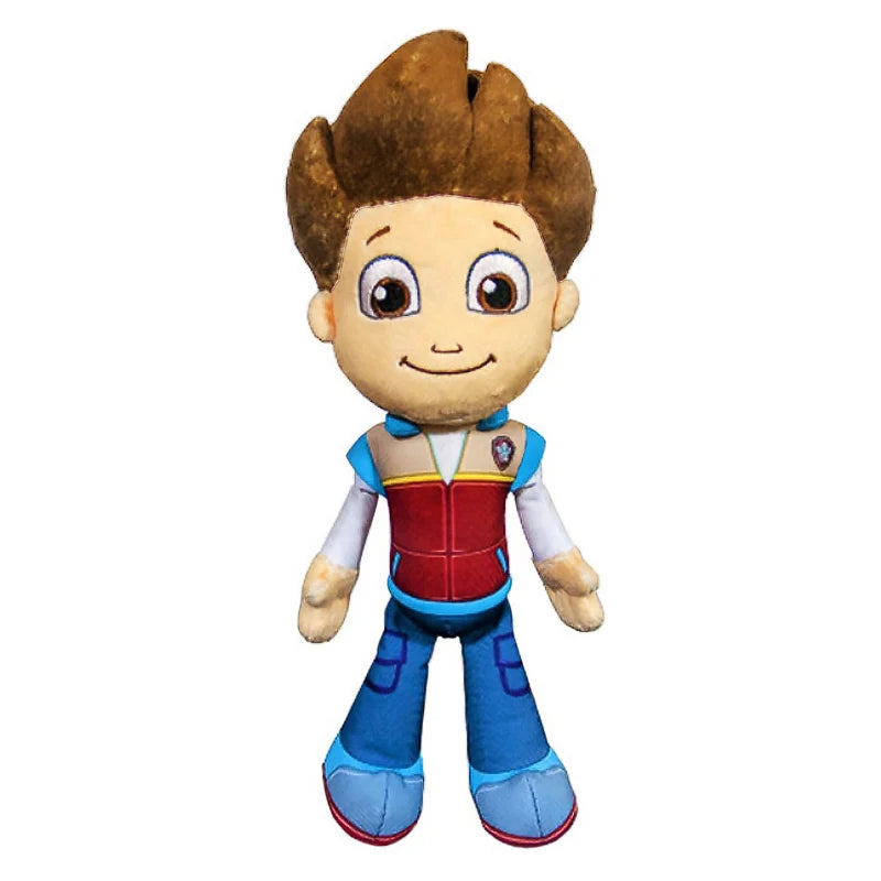Paw Patrol Plush Toy Action Figure Ryder Marshal Zuma Everest Cartoon Model Two postures Plush Toy Children's Birthday Party Gif