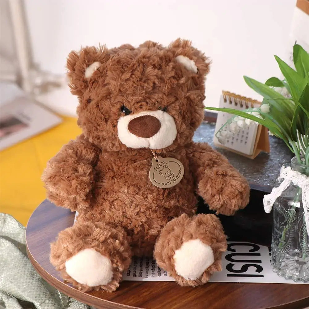 PPコットン かわいいクマのぬいぐるみ シミュレーション ふわふわ クマ ぬいぐるみ 子供用 おもちゃ ソフトコレクション ぬいぐるみ 動物 ぬいぐるみ 大人 子供